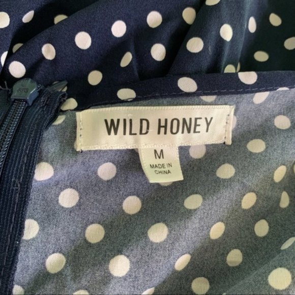 Wild Honey Maxi Maternity Dress in Polka Dot sz M - Picture 9 of 11